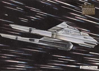 1994 SkyBox Star Trek Master Series #73 Vulcan Shuttle Front
