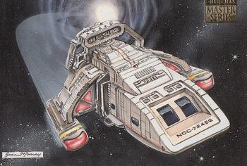 1994 SkyBox Star Trek Master Series #75 Federation Runabout Front