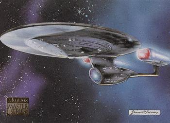 1994 SkyBox Star Trek Master Series #76 U.S.S. Enterprise NCC-1701-C Front