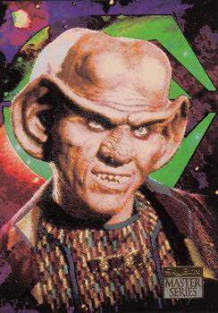 1994 SkyBox Star Trek Master Series #97 Quark Front