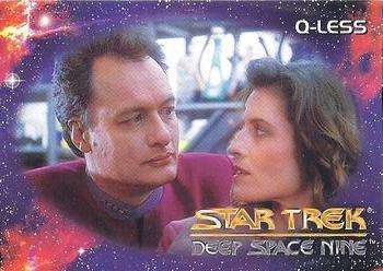 1993 SkyBox Star Trek: Deep Space Nine #35 Q-Less Front
