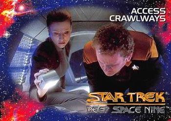 1993 SkyBox Star Trek: Deep Space Nine #52 Access Crawlways Front