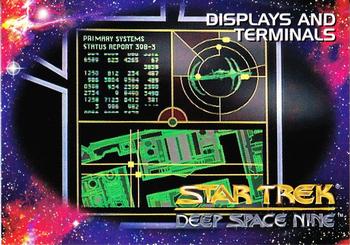 1993 SkyBox Star Trek: Deep Space Nine #63 Displays and Terminals Front