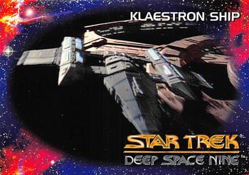1993 SkyBox Star Trek: Deep Space Nine #73 Klaestron Ship Front