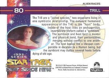 1993 SkyBox Star Trek: Deep Space Nine #80 Trill Back