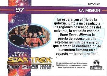 1993 SkyBox Star Trek: Deep Space Nine #97 La Mision Back