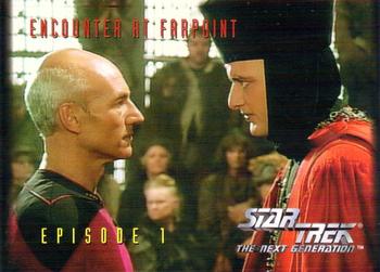 1994 SkyBox Star Trek: The Next Generation Season 1 #12 Encounter at Farpoint Part 1 Front