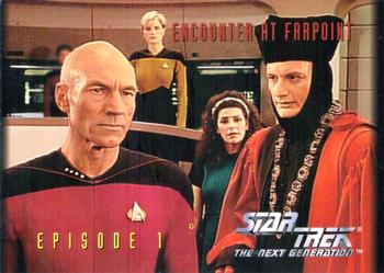1994 SkyBox Star Trek: The Next Generation Season 1 #14 Encounter at Farpoint - Part 2 Front