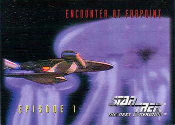 1994 SkyBox Star Trek: The Next Generation Season 1 #15 Encounter at Farpoint Part 2 Front