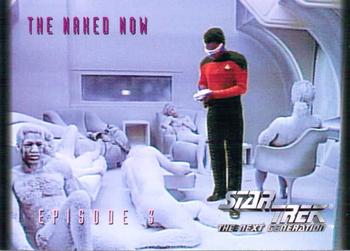 1994 SkyBox Star Trek: The Next Generation Season 1 #16 The Naked Now Front