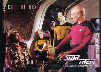 1994 SkyBox Star Trek: The Next Generation Season 1 #19 Code of Honor Front