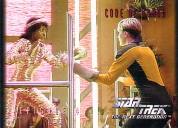1994 SkyBox Star Trek: The Next Generation Season 1 #21 Code of Honor Front