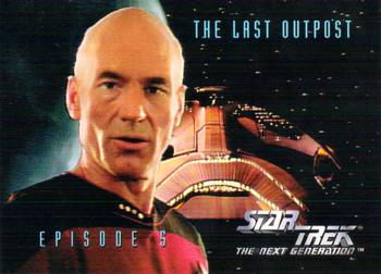 1994 SkyBox Star Trek: The Next Generation Season 1 #22 The Last Outpost Front