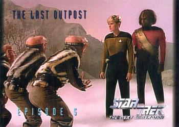 1994 SkyBox Star Trek: The Next Generation Season 1 #23 The Last Outpost Front