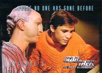 1994 SkyBox Star Trek: The Next Generation Season 1 #25 Where No One Has Gone Before Front