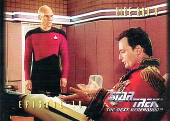 1994 SkyBox Star Trek: The Next Generation Season 1 #37 Hide and Q Front