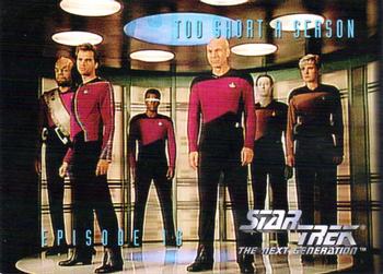 1994 SkyBox Star Trek: The Next Generation Season 1 #56 Too Short a Season Front