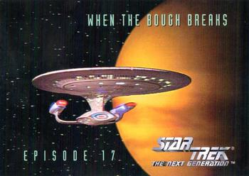 1994 SkyBox Star Trek: The Next Generation Season 1 #58 When the Bough Breaks Front