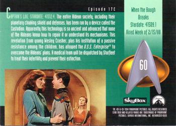 1994 SkyBox Star Trek: The Next Generation Season 1 #60 When the Bough Breaks Back