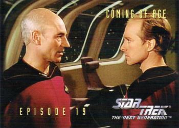 1994 SkyBox Star Trek: The Next Generation Season 1 #66 Coming of Age Front