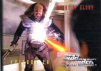 1994 SkyBox Star Trek: The Next Generation Season 1 #69 Heart of Glory Front