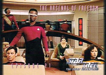 1994 SkyBox Star Trek: The Next Generation Season 1 #71 The Arsenal of Freedom Front