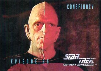 1994 SkyBox Star Trek: The Next Generation Season 1 #82 Conspiracy Front