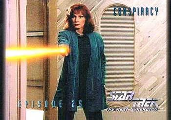1994 SkyBox Star Trek: The Next Generation Season 1 #83 Conspiracy Front