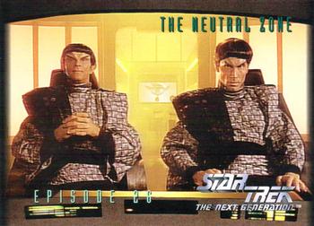 1994 SkyBox Star Trek: The Next Generation Season 1 #87 The Neutral Zone Front