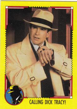 1990 Topps Dick Tracy Movie #23 Calling Dick Tracy! Front