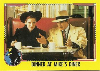 1990 Topps Dick Tracy Movie #27 Dinner at Mike's Diner Front