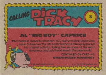 1990 Topps Dick Tracy Movie #3 Al 