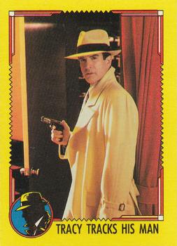1990 Topps Dick Tracy Movie #36 Tracy Tracks His Man Front