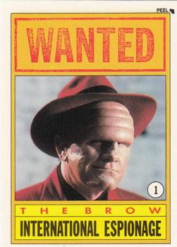 1990 Topps Dick Tracy Movie - Stickers #1 The Brow: International Espionage Front