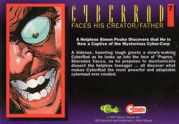 1993 Classic Deathwatch 2000 #7 Cyberrad Faces His Creator/Father Back