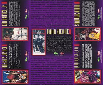 1993 Classic Deathwatch 2000 - Promos #NNO Shaquille O'Neal / Ken Griffey Jr. / Manon Rheaume / Deathwatch 2000 Begins / She-Bat's Justice Back