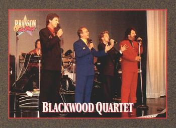1992 NAC/Hit Cards International Branson On Stage #1 Blackwood Quartet Front