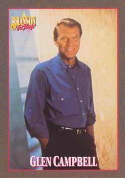 1992 NAC/Hit Cards International Branson On Stage #52 Glen Campbell Front
