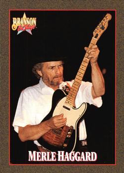 1992 NAC/Hit Cards International Branson On Stage #62 Merle Haggard Front