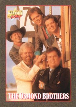 1992 NAC/Hit Cards International Branson On Stage #74 The Osmond Brothers Front