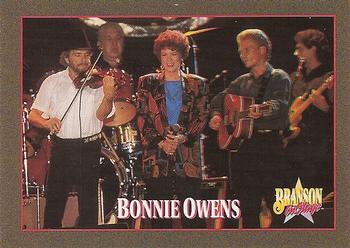 1992 NAC/Hit Cards International Branson On Stage #95 Bonnie Owens Front