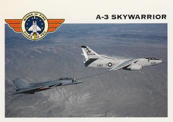 1992 Panini Wings of Fire #10 Navy A-3 Skywarrior Electronic Warfare Plane Front