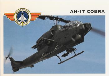 1992 Panini Wings of Fire #44 Marine Corps AH-1T Cobra Gunship Front