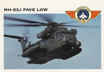 1992 Panini Wings of Fire #73 Air Force MH-53J Pave Low Rescue Helicopter Front