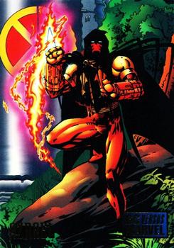 1995 Fleer DC vs. Marvel Comics #16 Azrael Front