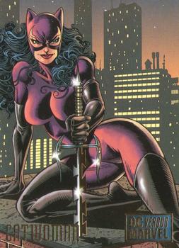 1995 Fleer DC vs. Marvel Comics #20 Catwoman Front