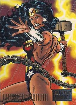 1995 Fleer DC vs. Marvel Comics #27 Wonder Woman Front