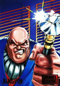 1995 Fleer DC vs. Marvel Comics #35 Kingpin Front