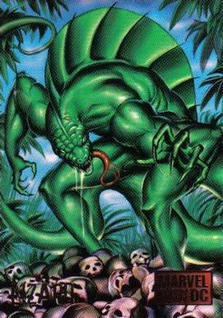1995 Fleer DC vs. Marvel Comics #36 Lizard Front
