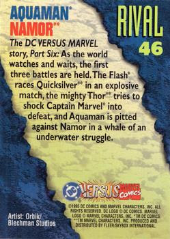 1995 Fleer DC vs. Marvel Comics #46 Aquaman / Namor Back